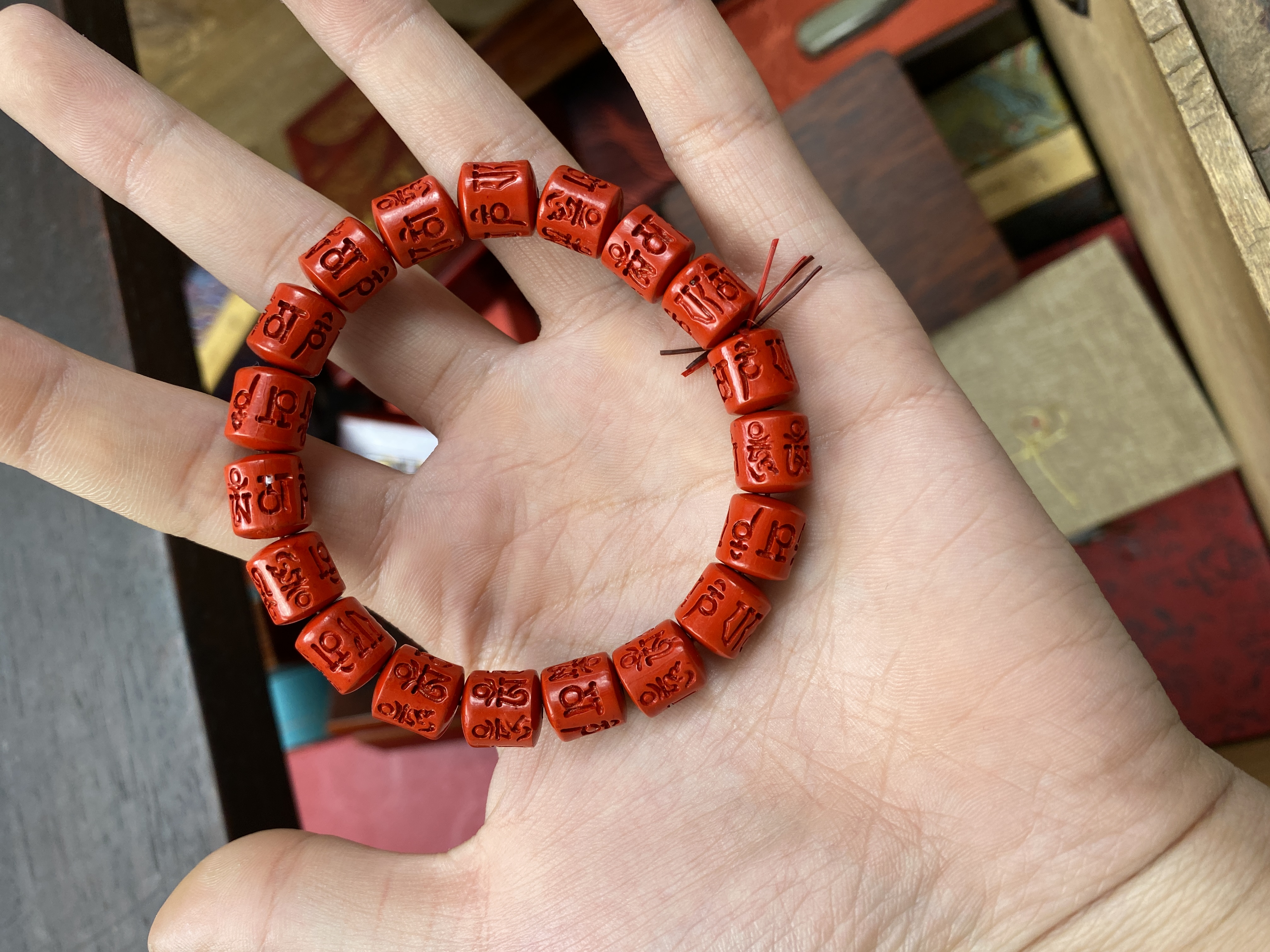 天然辰砂【闪购商品】朱砂直切手串