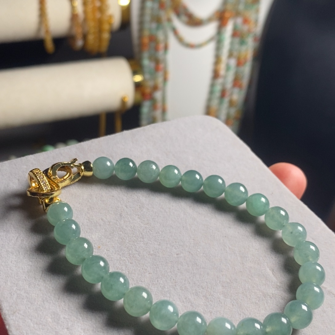 定制翡翠未镶嵌23 缅甸翡翠A货卡7.3