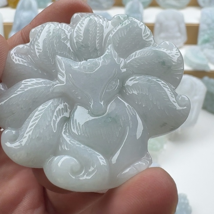 翡翠未镶嵌颈饰天然缅甸A货翡翠