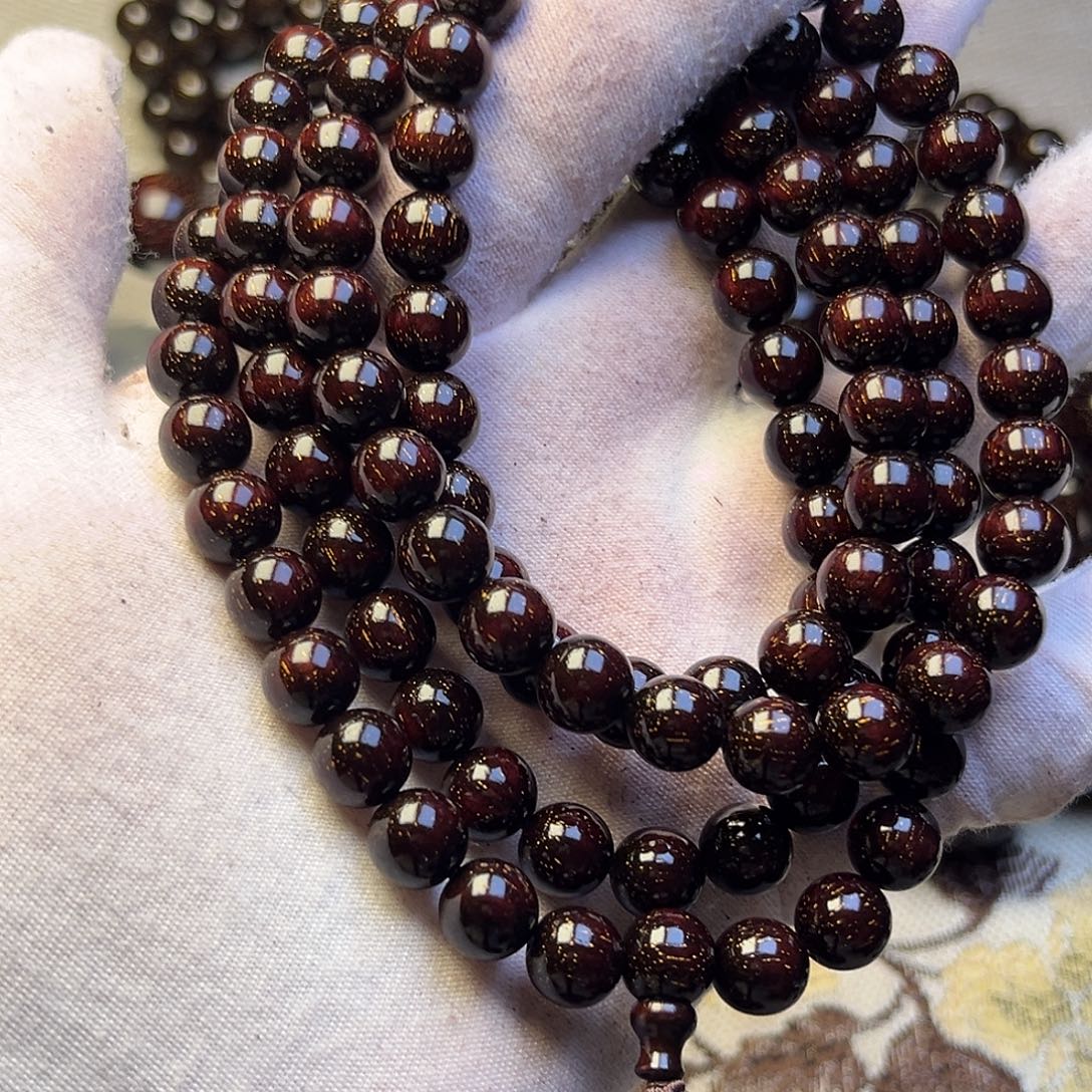 檀香紫檀（小叶紫檀）0.8 108颗满天星