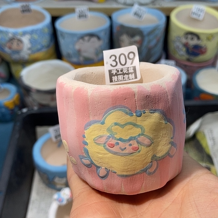 红陶 2.17 手工盆接图定制 309