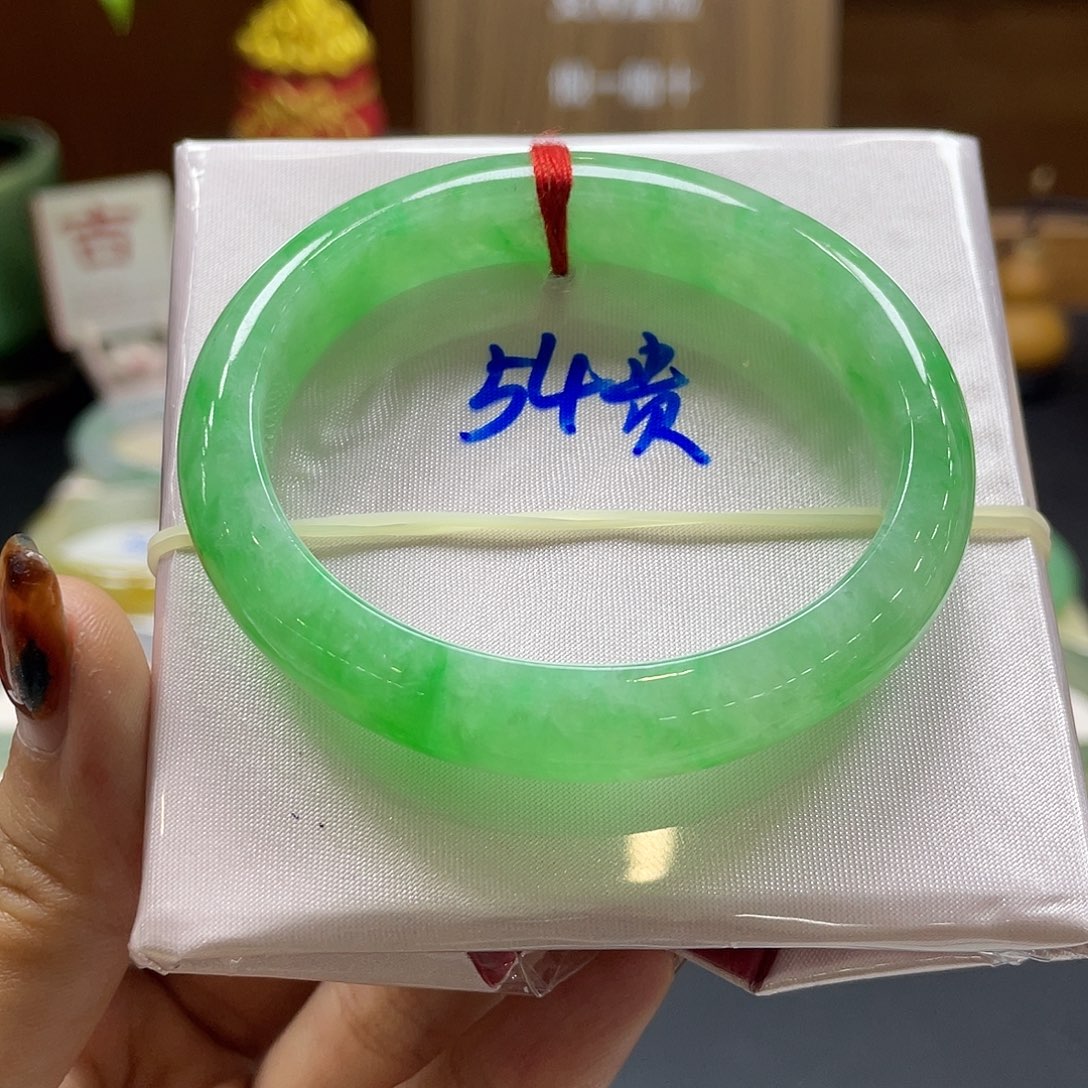 翡翠未镶嵌手镯28 号链接