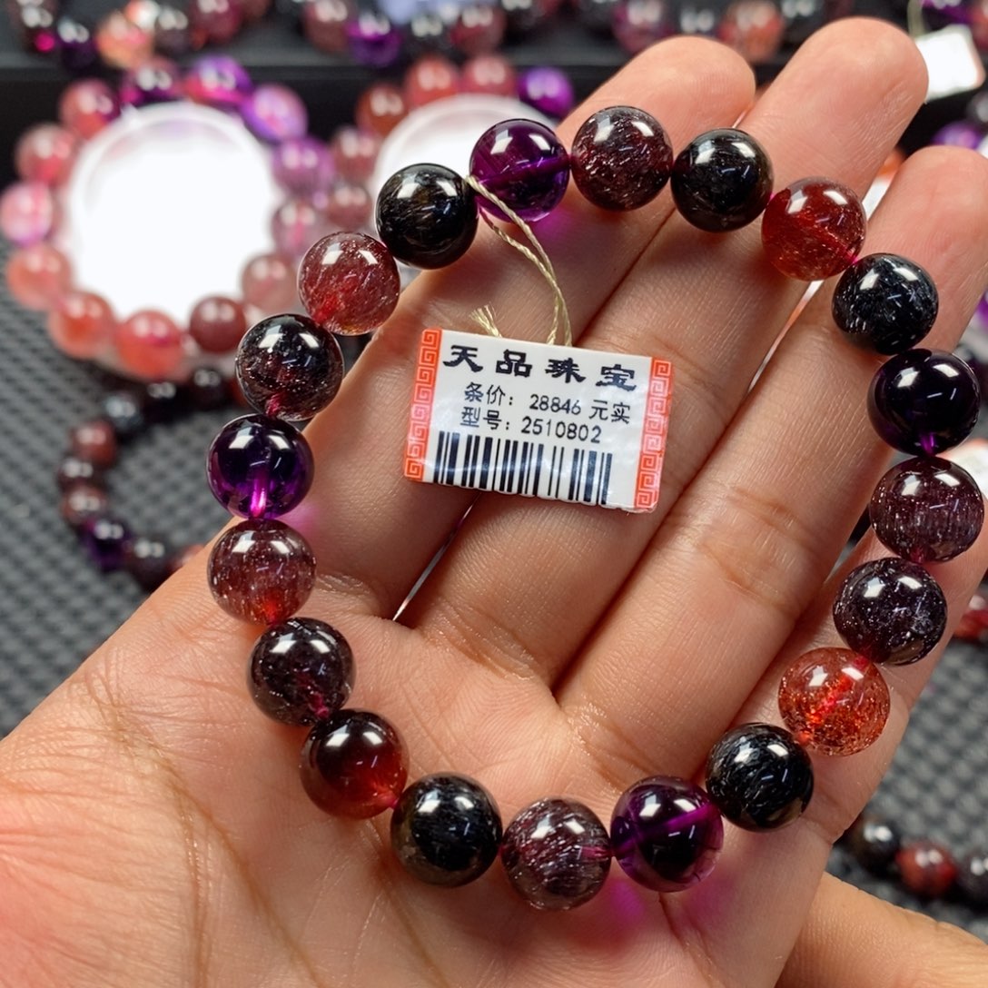 水晶手链黑加仑分单付款2510802未镶嵌C***金