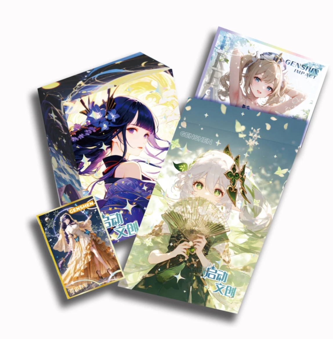 祈愿叠叠【启动文创色纸】第二弹 元神精美二创色纸（主播代拆）