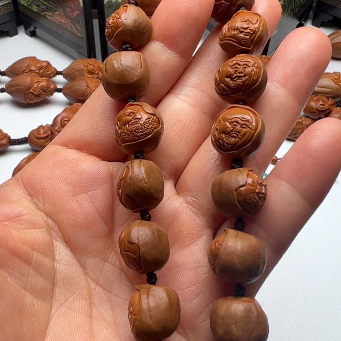 橄榄核手串/手链包衣十八罗汉