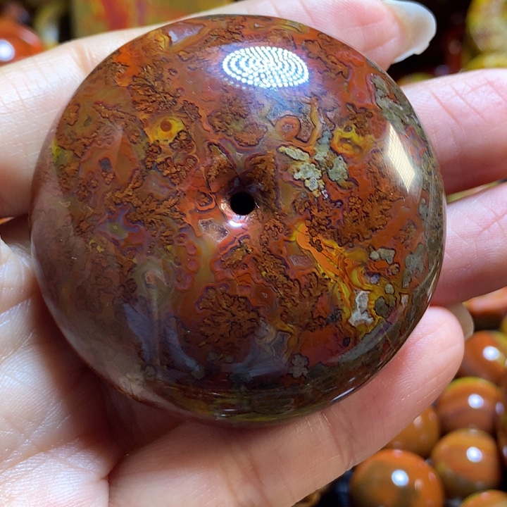 玛瑙/玉髓战国红手串未镶嵌