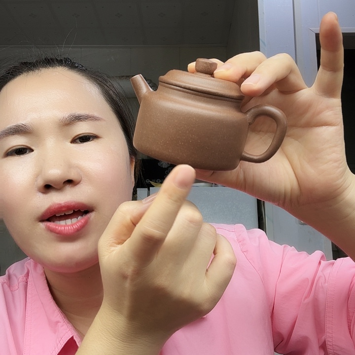 茶壶紫砂原矿半手工降坡泥德中150cc