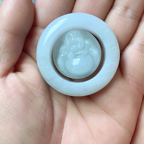 翡翠颈饰未镶嵌天然缅甸翡翠a货