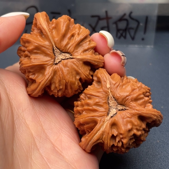 诚***心文玩核桃吊坠白狮子