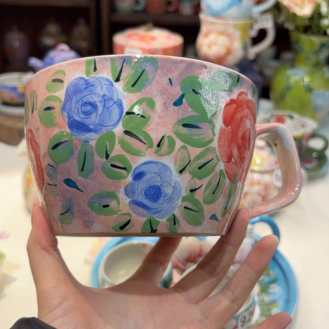 景德镇手绘高温釉下彩陶瓷茶具