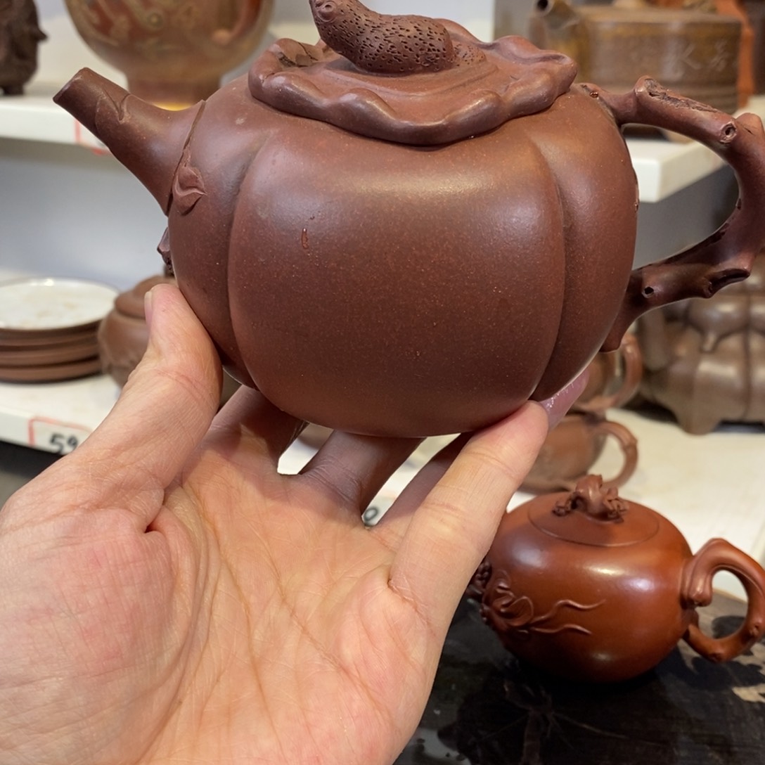 紫砂茶壶果*宜兴紫砂壶