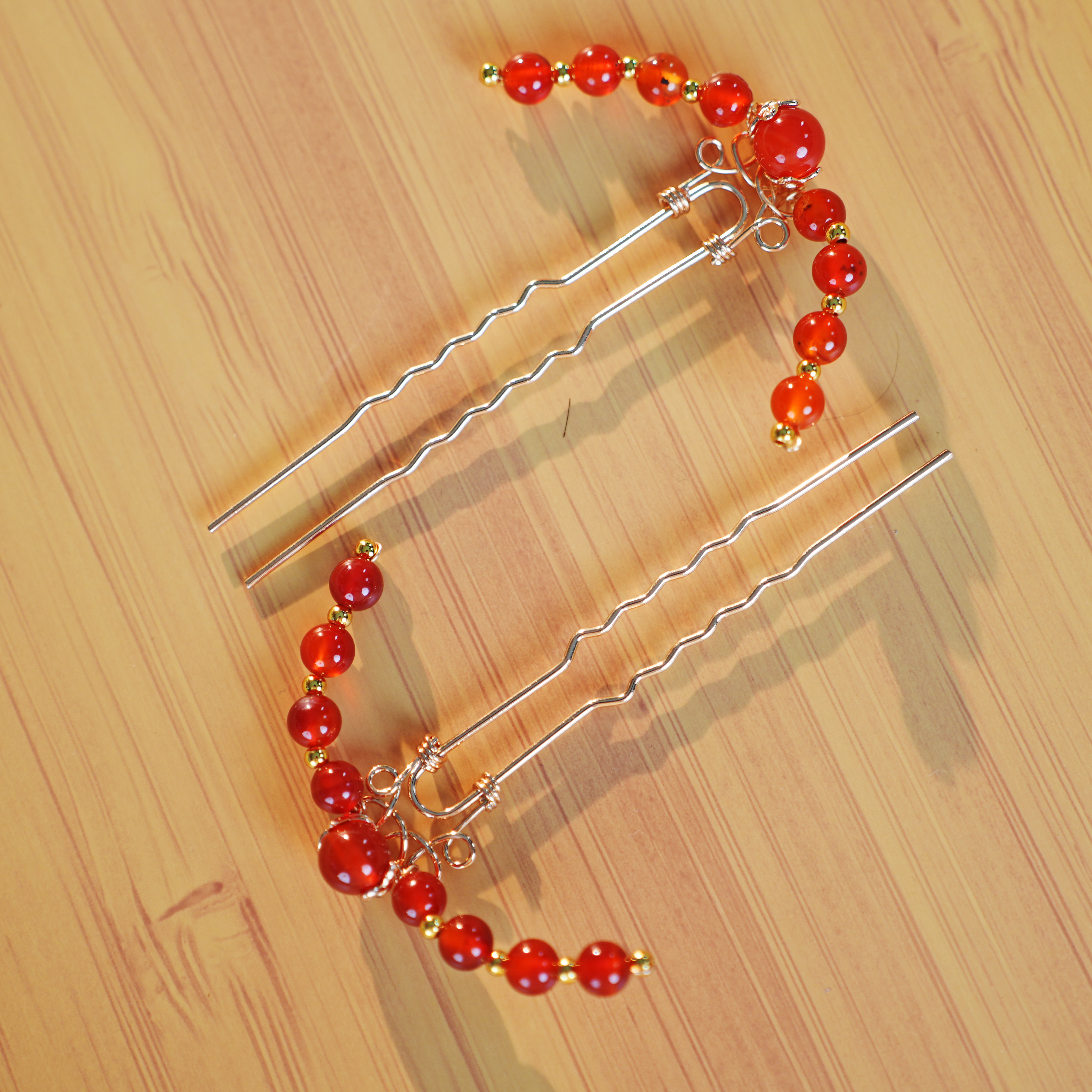 古悦倾城【凤昔小钗】古风长流苏凤钗中国风宫廷风汉服配饰发饰