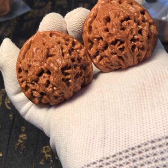 文玩核桃把件水龙纹45mm