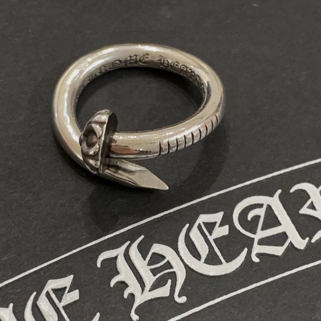 95新 Chrome Hearts/克罗心 只盒/Chrome Hearts钉子戒指