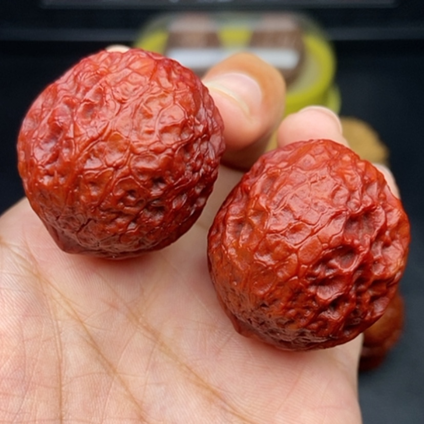 【闪购商品】文玩核桃把件38尺蛇皮元宝