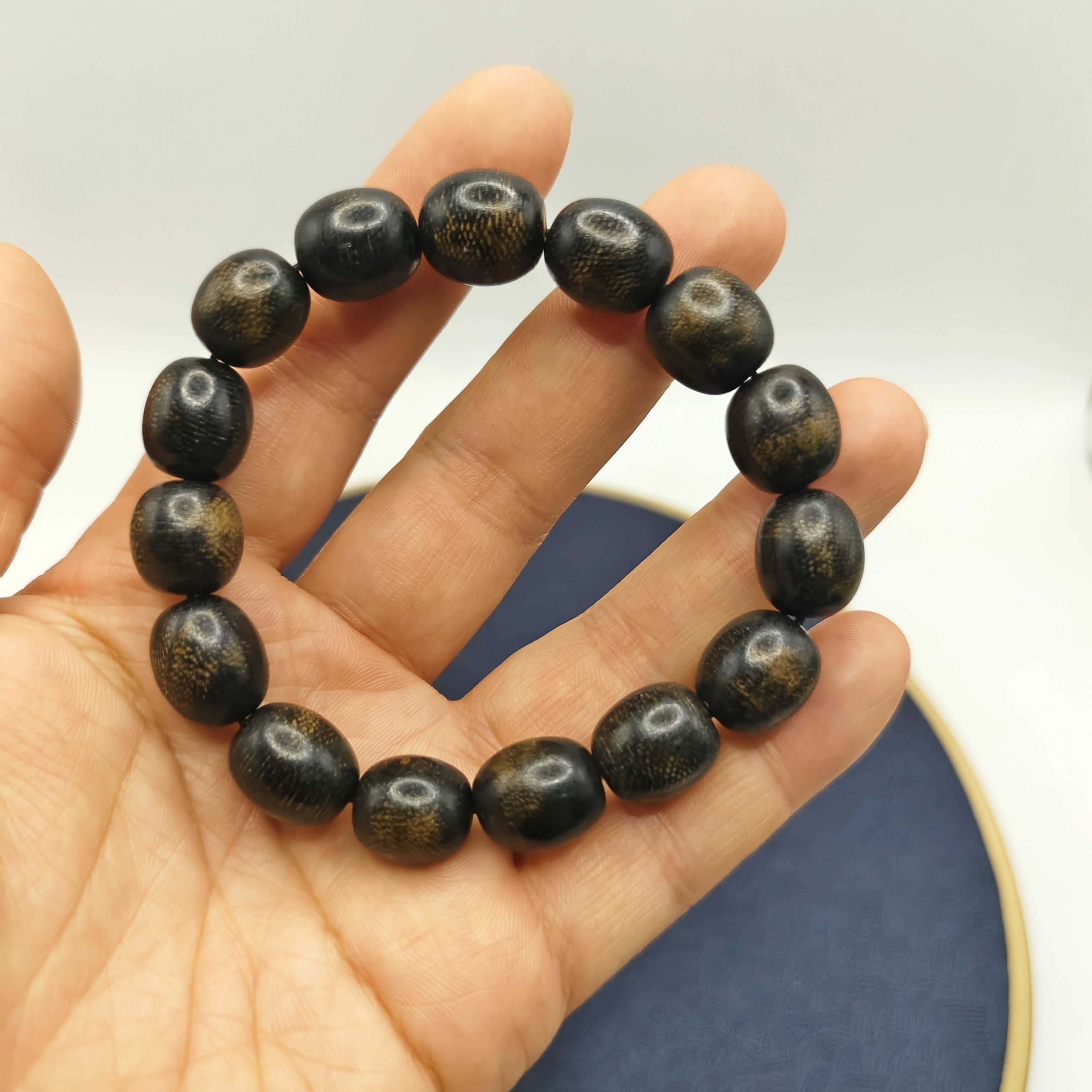 25号Aa25香12mm桶珠手串