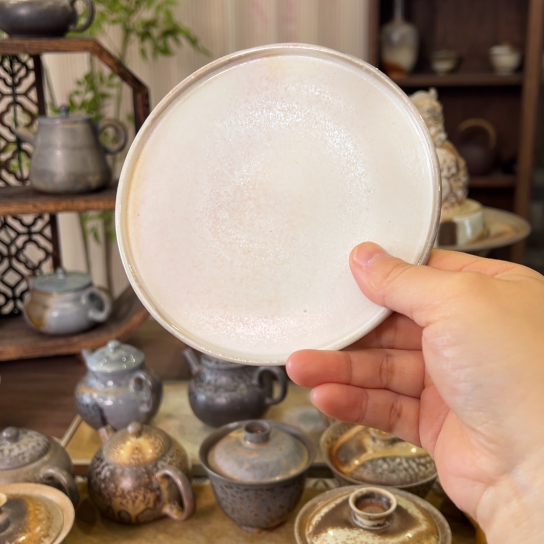 25高白壶承福利柴烧