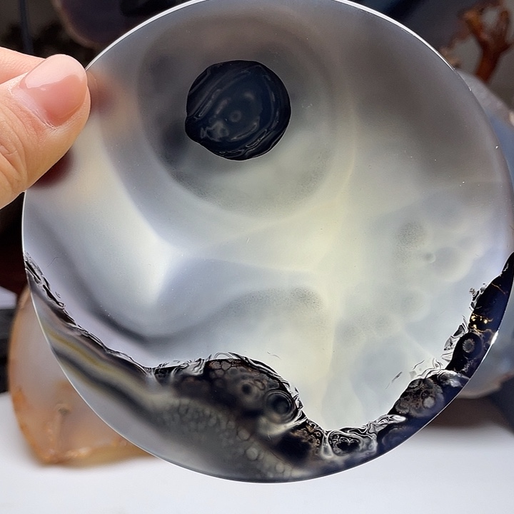 玛瑙/玉髓吊坠(不含链)未镶嵌