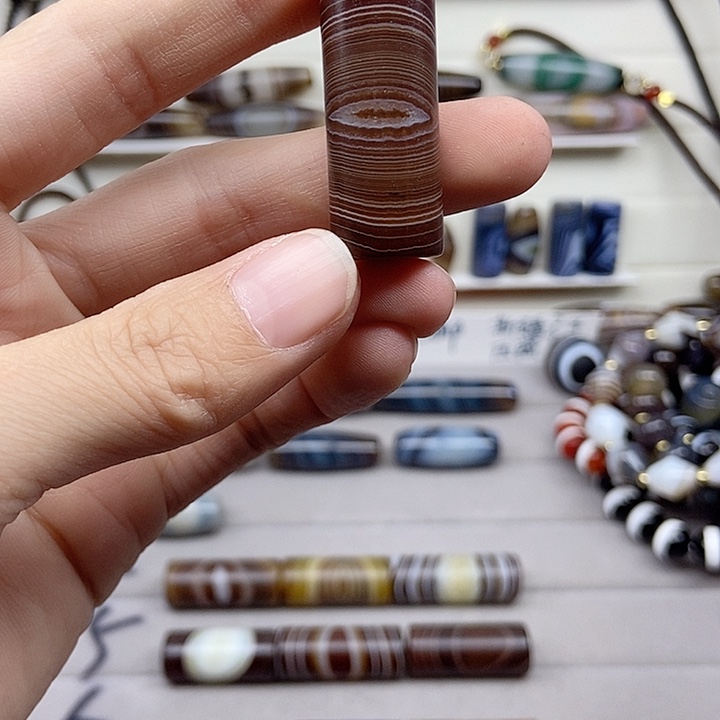 烟***玛瑙/玉髓未镶嵌颈饰