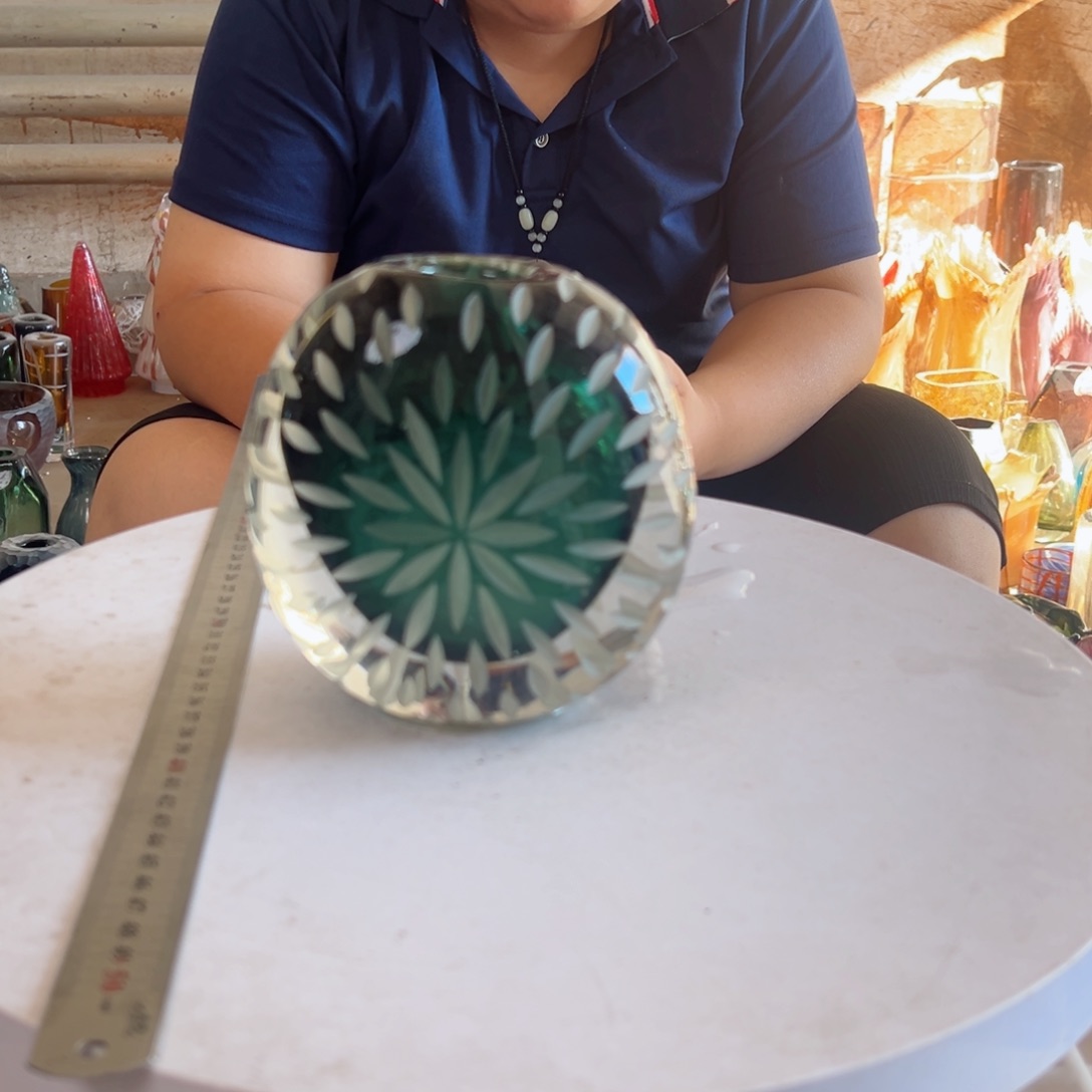 透绿刻磨高度14琉璃微瑕