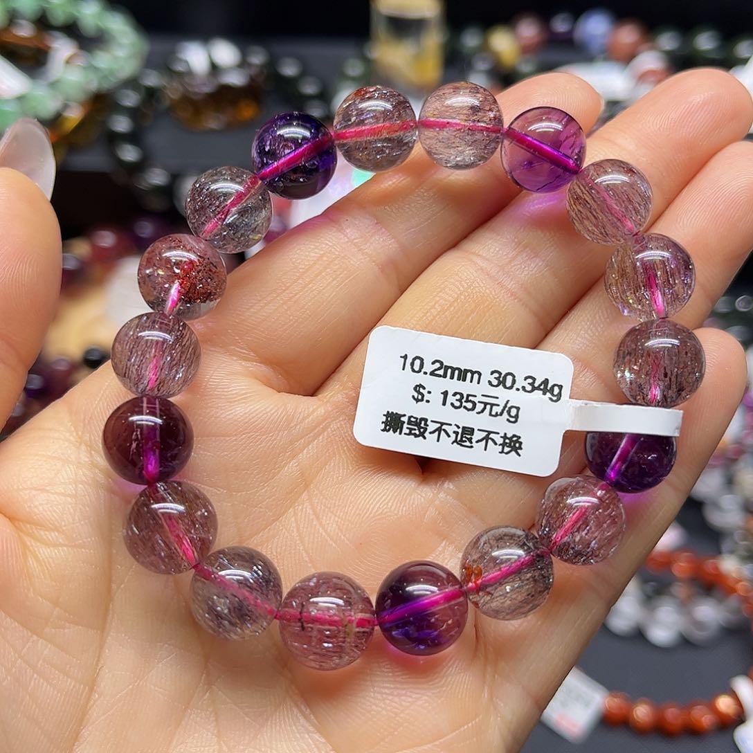 水晶手链未镶嵌天然水晶