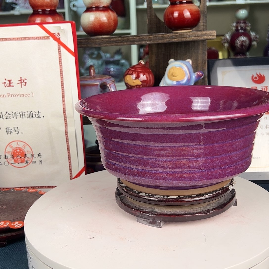 摆件郑家钧窑摆件