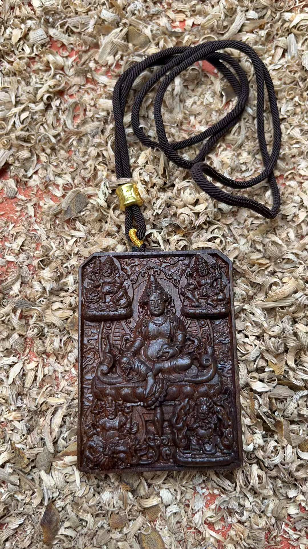 沉香ZJL17五路财神吊牌5*7*1（多样性发货）