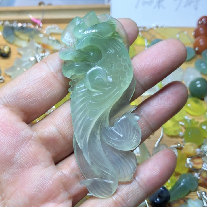 【闪购商品】蛇纹石玉挂件未镶嵌