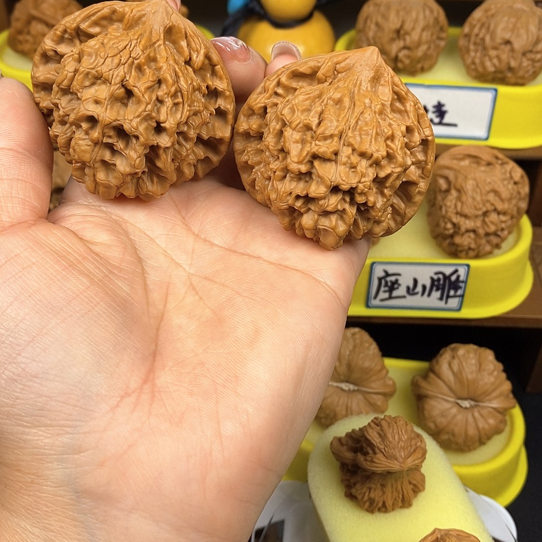 核桃官帽 文玩/木作/... 文玩把件/