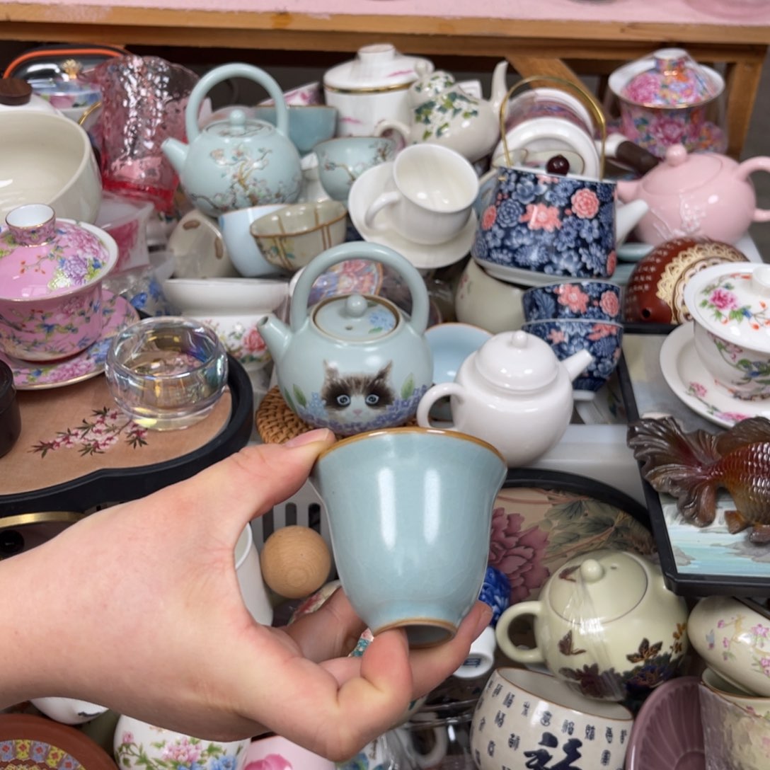 瓷片陶瓷茶具家用配件