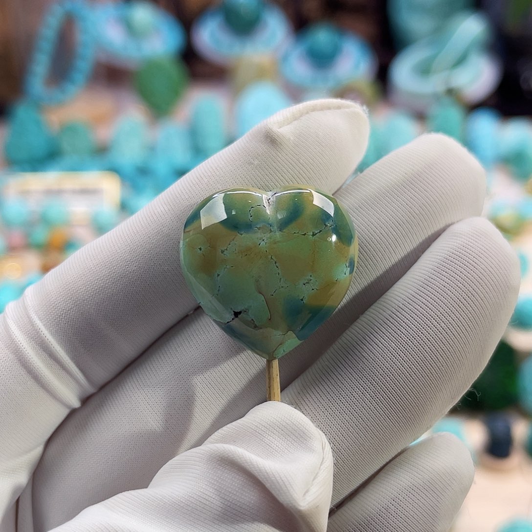 绿松石珠宝奇石未镶嵌