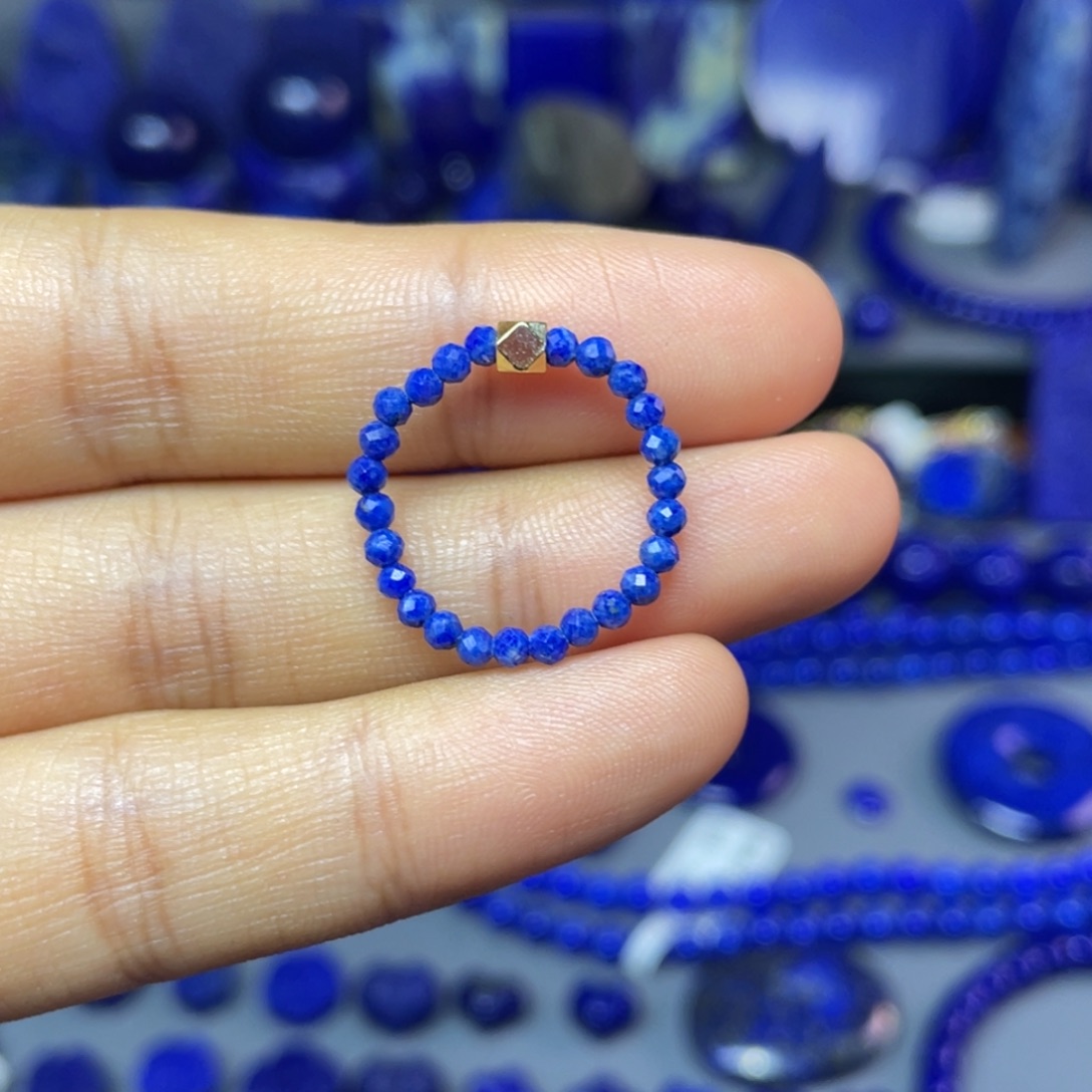 青金石未镶嵌2mm戒圈