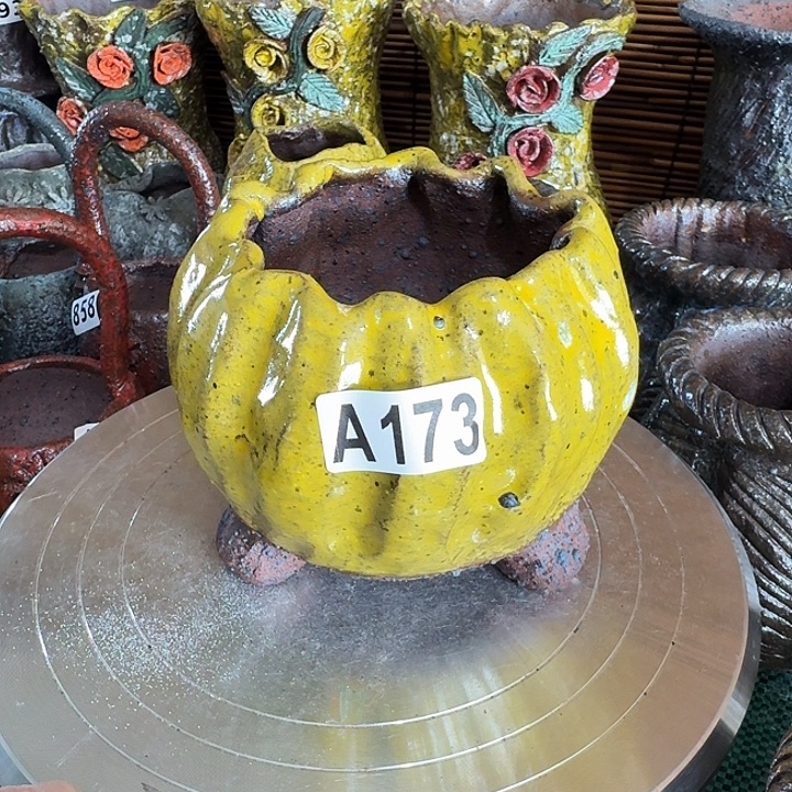 内口8高10粗陶手工制作