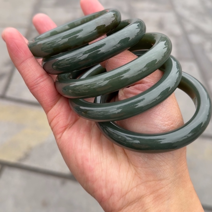 和田玉未镶嵌手镯多样发拍一发一