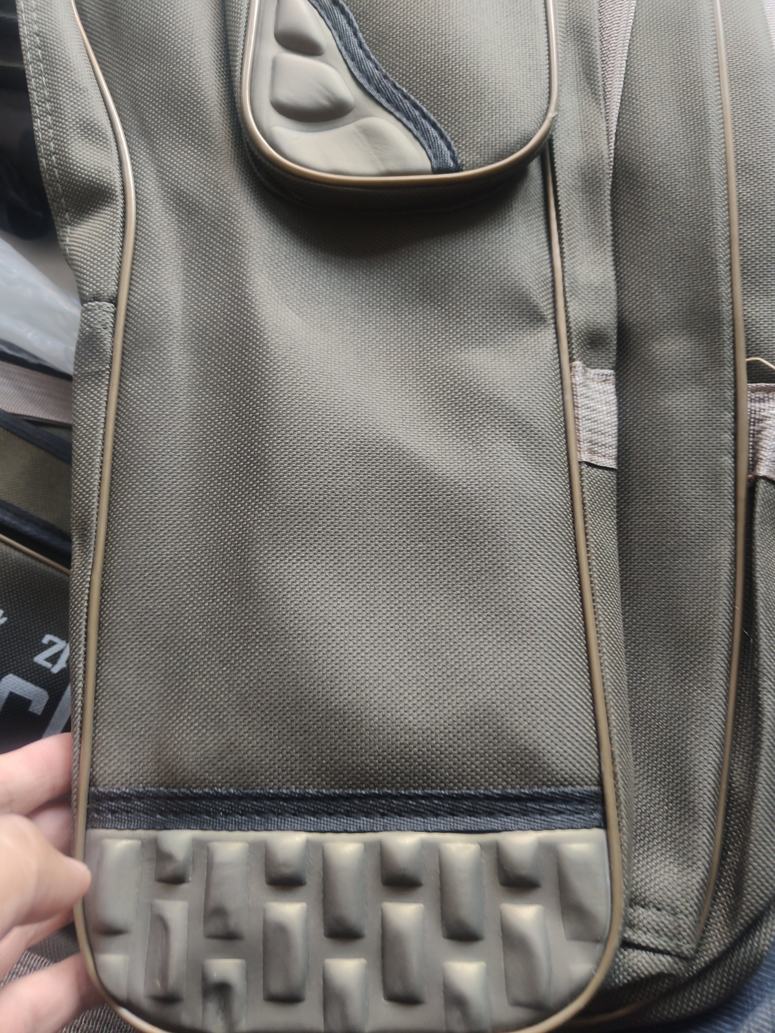 微瑕锚杆可视杆包125厘米肚包2层渔具包颜色随机