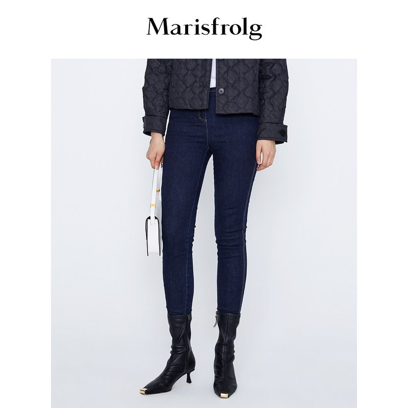 【达人专属】Marisfrolg玛丝菲尔羽绒裤A1BW4692Y