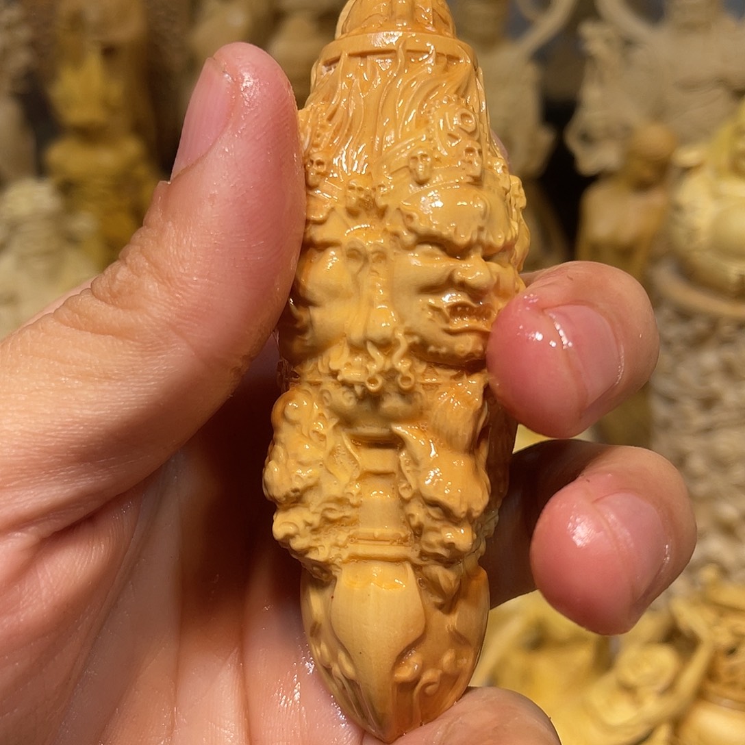 黄杨木小瑕疵金刚杵