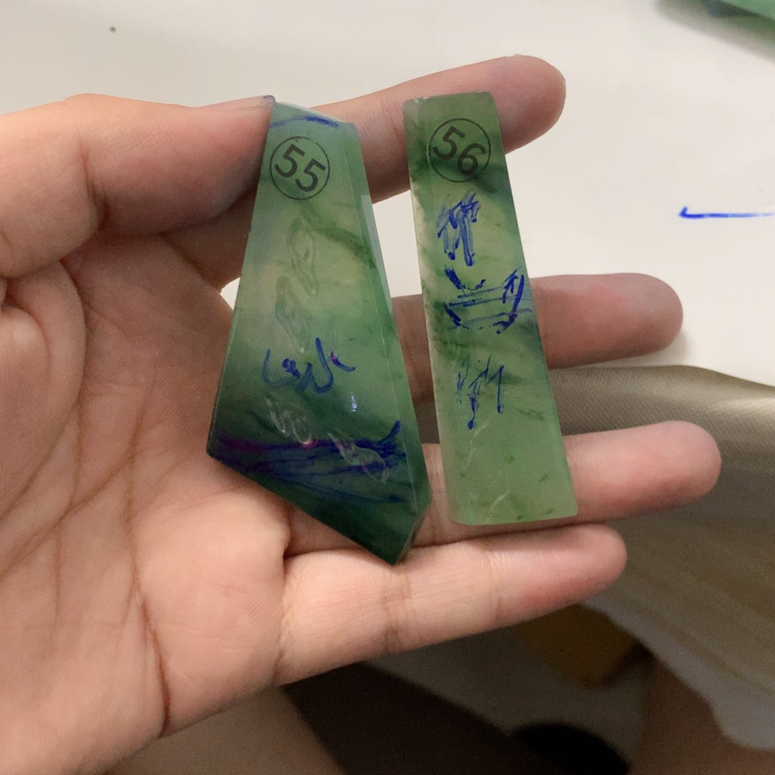 祁***杰未镶嵌定制翡翠翡翠