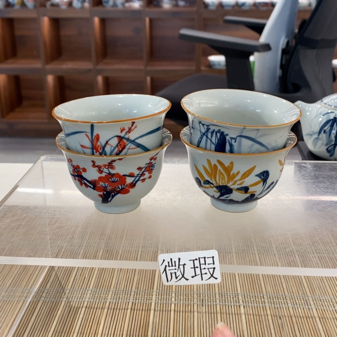 釉下彩手工绘制手工绘制