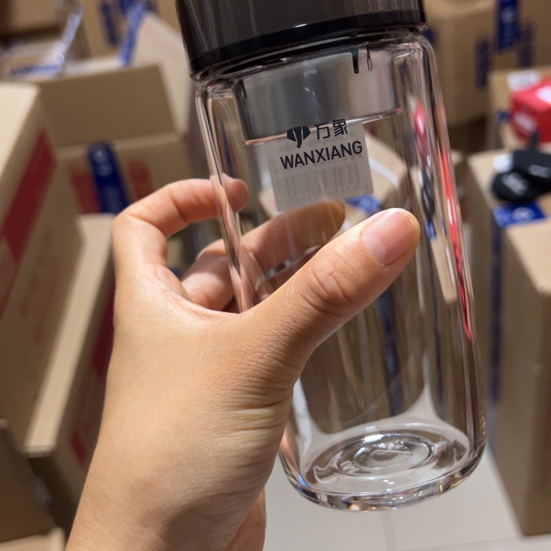 万象时空知了u406单层烫手玻璃杯490➕被套