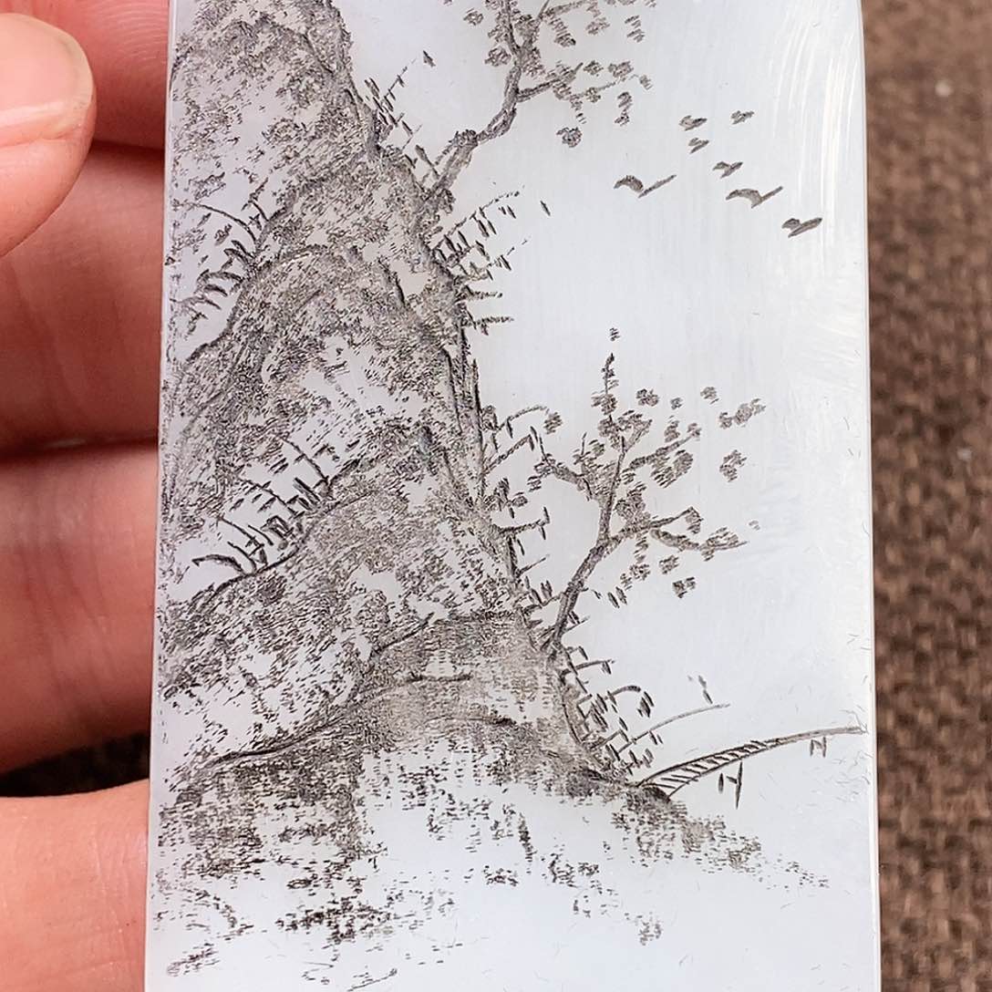 和田玉挂件未镶嵌