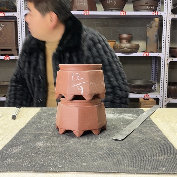 紫砂花盆紫砂等传统