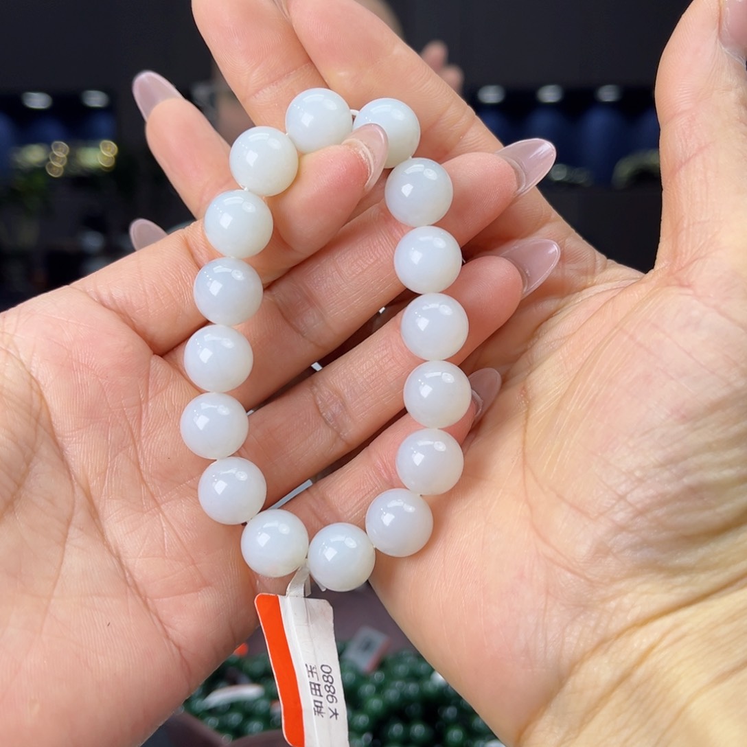 未镶嵌手链和田玉天然和田玉青海老坑料12