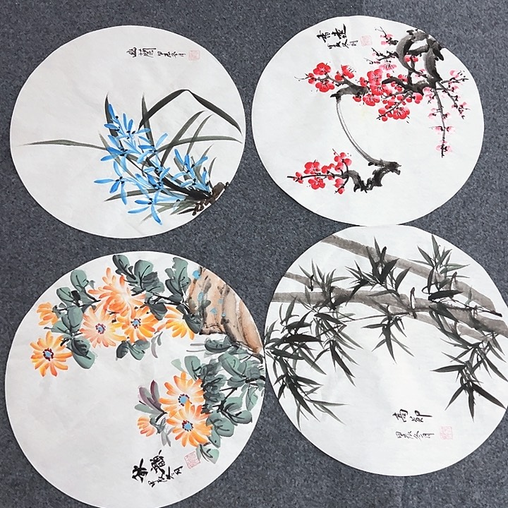 国画新年快乐新号加油