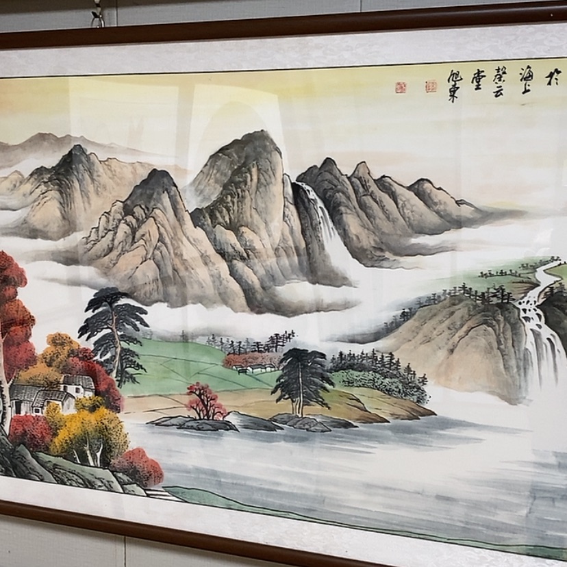 【闪购商品】国画手绘国画带框