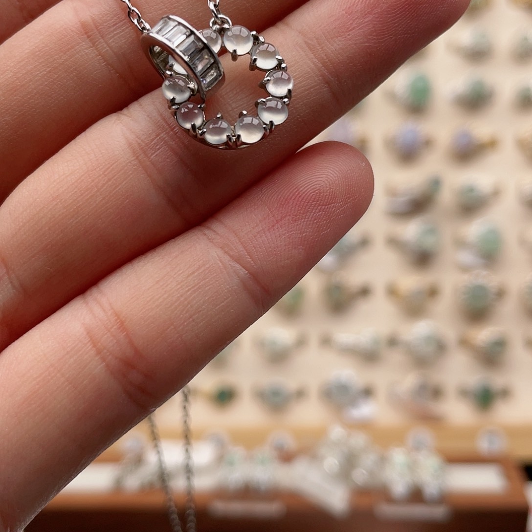 翡翠戒指银S925镶嵌111111