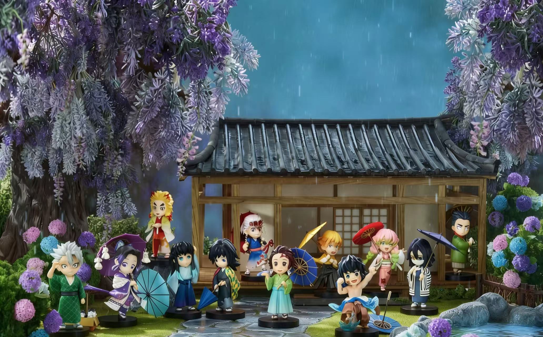 【鬼灭之刃】梅雨快闪  系列手办 盲盒 B款 （正版默认代拆）