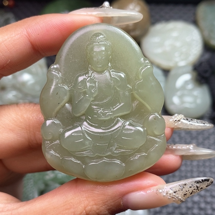 和田玉颈饰未镶嵌流***叔