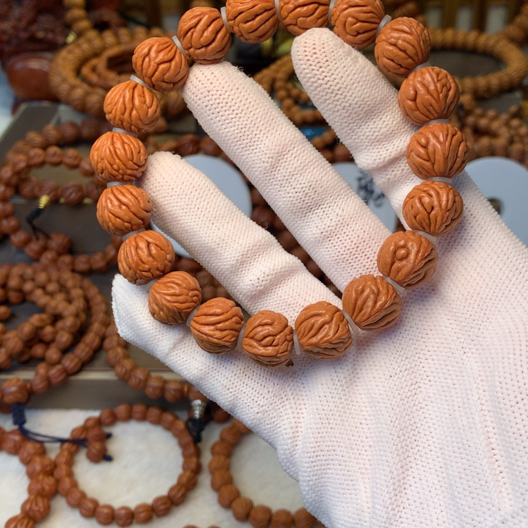 手串桃核秦岭龙纹