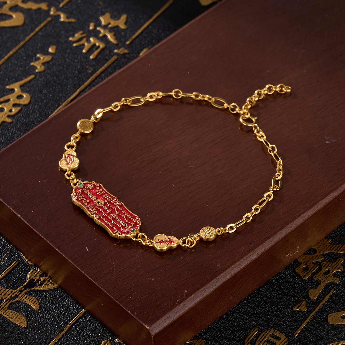 吊坠925银 【云丹拉姆】丨银镶斗姆手链多样性发其一